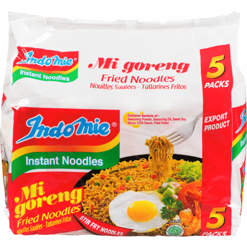 Indomie Mi Goreng Instant Stir Fry Noodles (5 ct) from Real Canadian