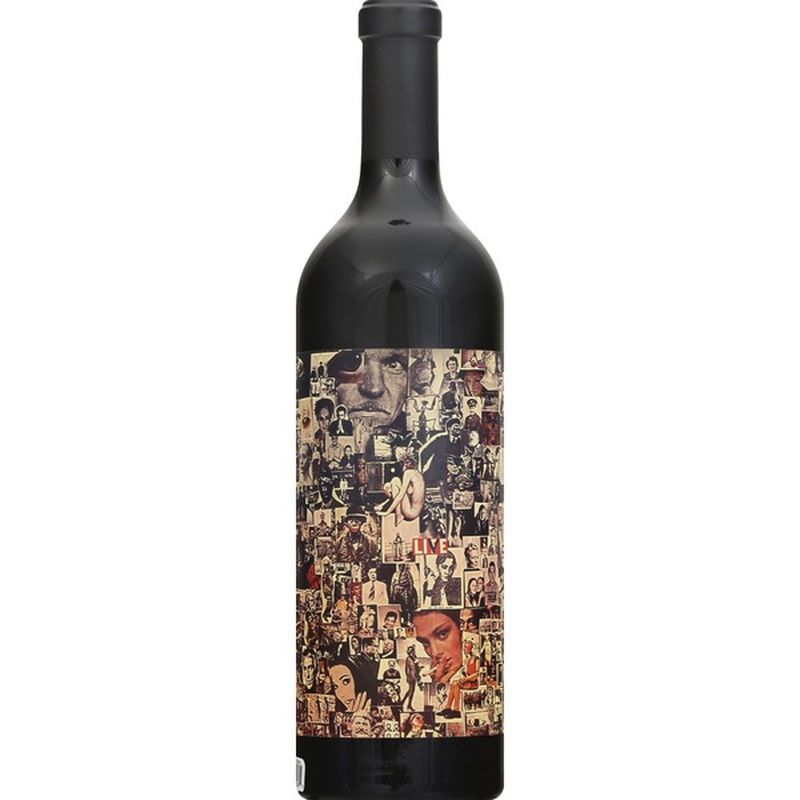 Abstract Red Wine California 2016 750 Ml Instacart