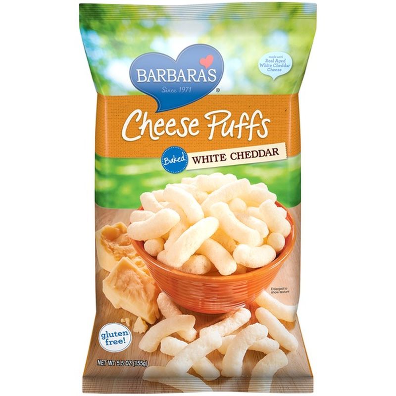 Barbara's Baked White Cheddar Cheese Puffs (155 g) Instacart