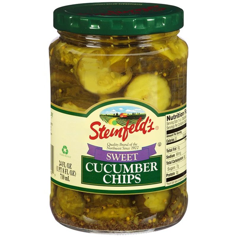 Steinfeld's Cucumber Chips, Sweet (24 oz) Instacart