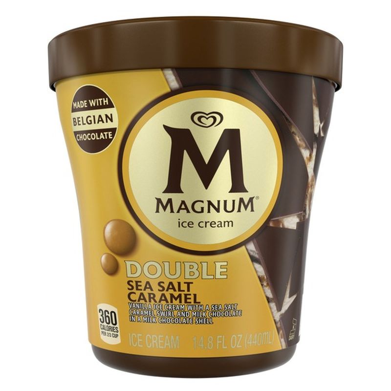 Magnum Ice Cream Tub Double Sea Salt Caramel (14.8 oz) - Instacart