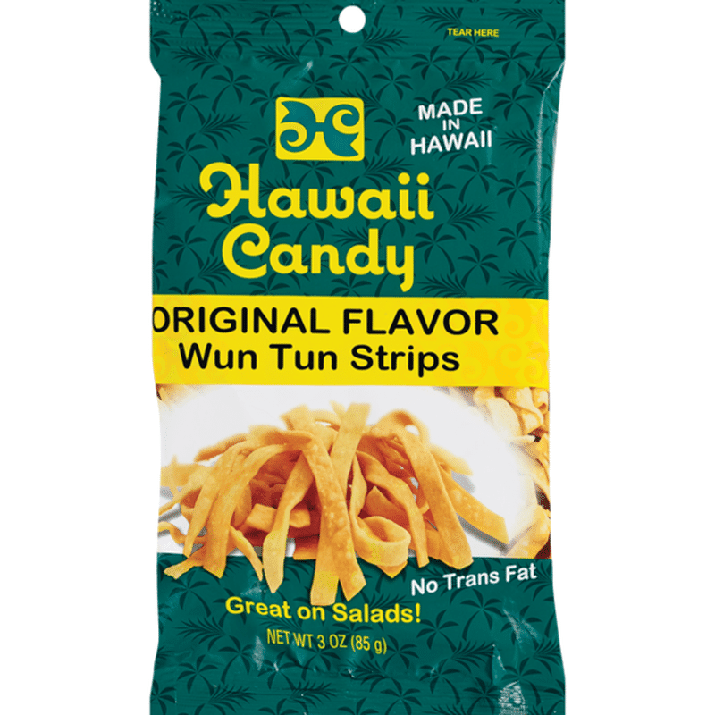 Hawaii Candy Original Flavor Wun Tun Strips