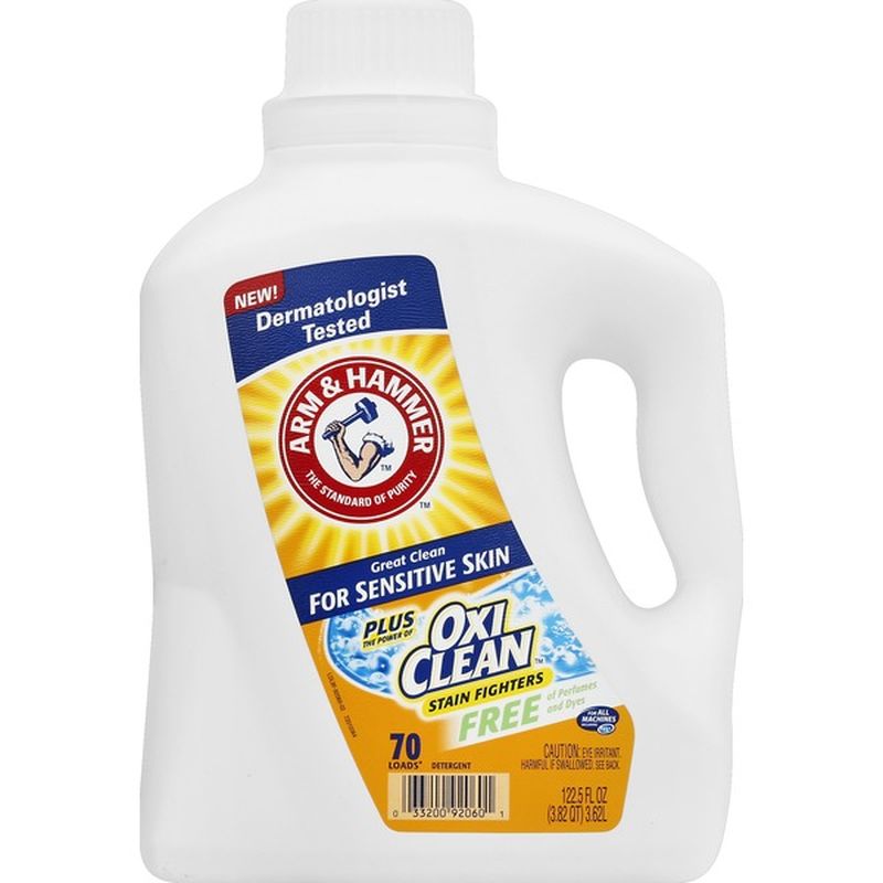 Arm & Hammer Plus OxiClean Stain Fighters Sensitive Skin Laundry