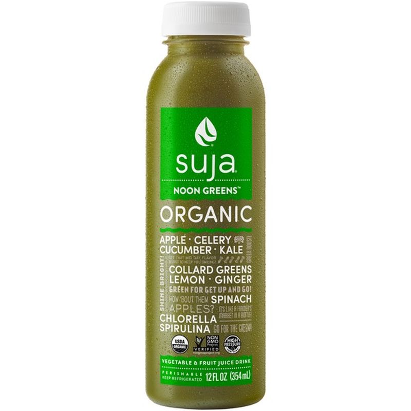 Suja Organic Noon Greens Vegetable & Fruit Juice (12 fl oz) from Stater
