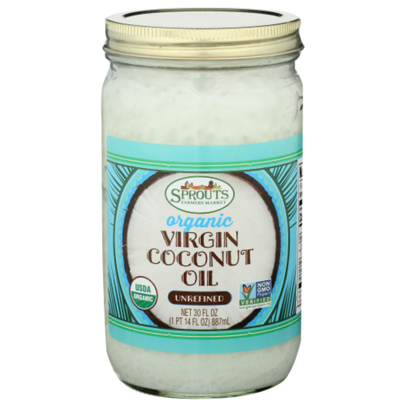 Sprouts Unrefined Organic Virgin Coconut Oil (30 fl oz) Instacart