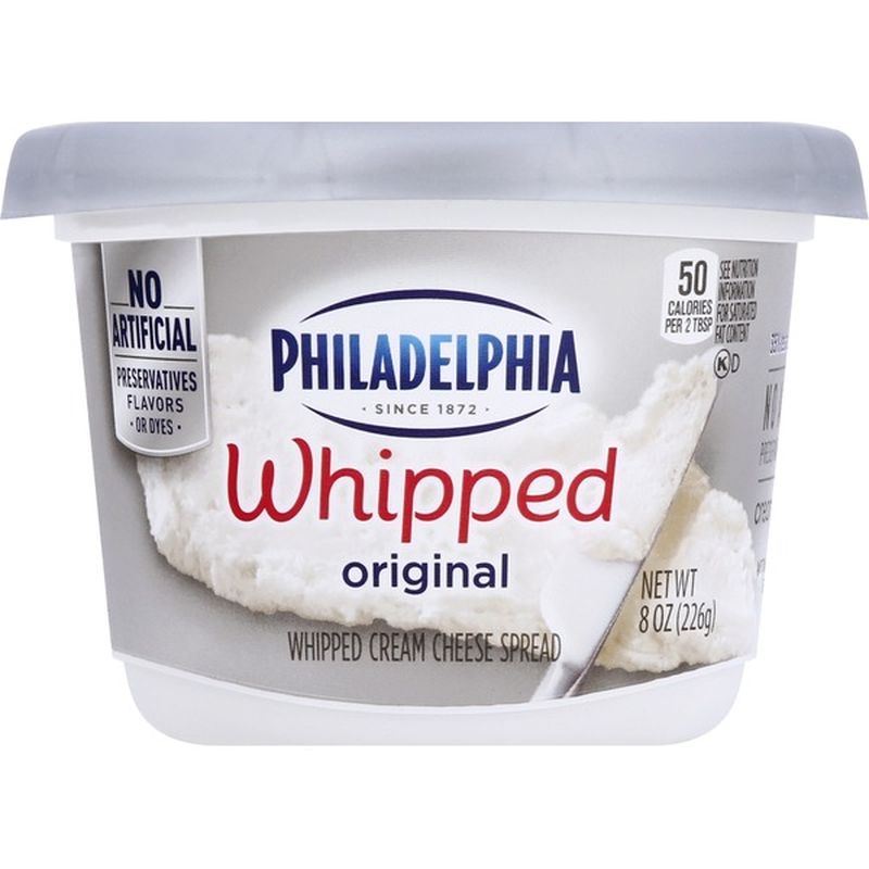 Philadelphia Plain Whipped Cream Cheese (8 oz) from Stop & Shop - Instacart