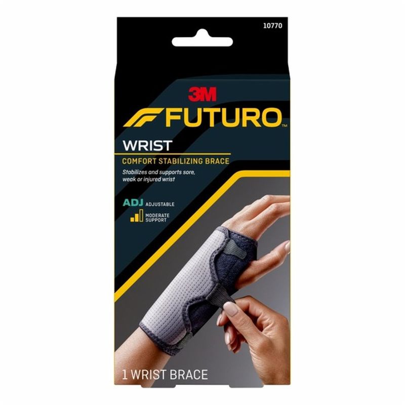 Futuro Wrist Brace, Reversible Splint, Moderate Stabilizing Support, Adjust to Fit (1 each) from
