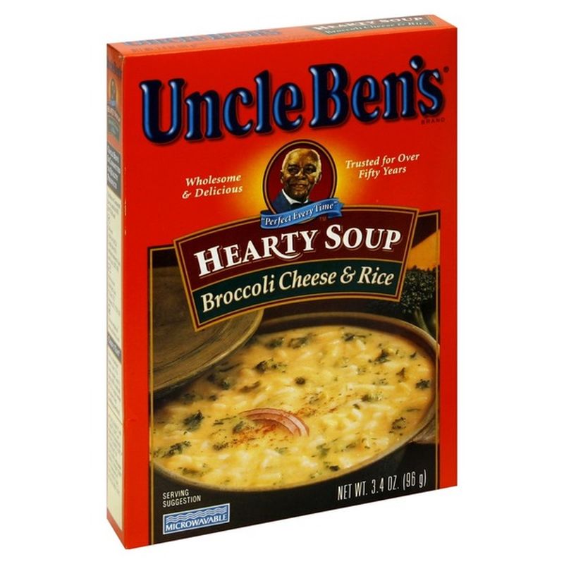 Uncle Ben's Hearty Soup, Broccoli Cheese & Rice (3.4 oz) from Cub Instacart