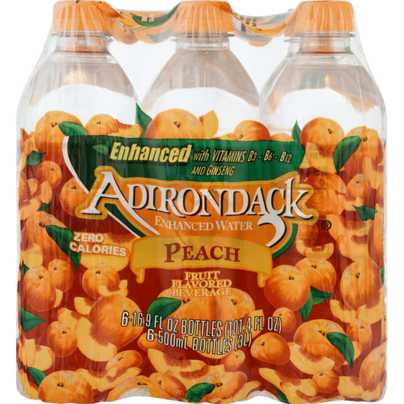 Adirondack Enhanced Water, Peach (16.9 fl oz) Instacart