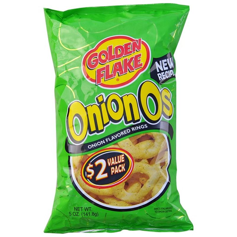 Golden Flake Onion Os Onion Flavored Snack (5 oz) Instacart