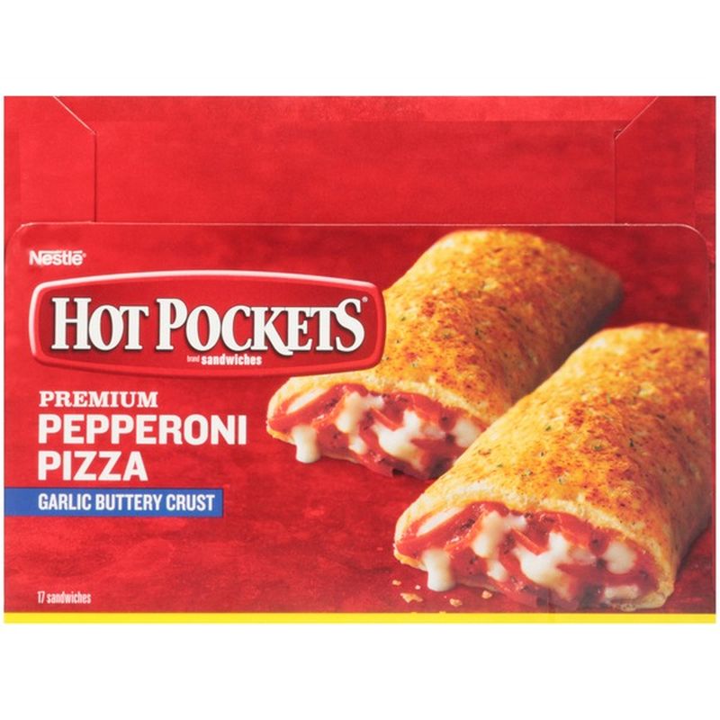 Hot Pockets Pepperoni Pizza Frozen Sandwiches (76.5 oz) - Instacart