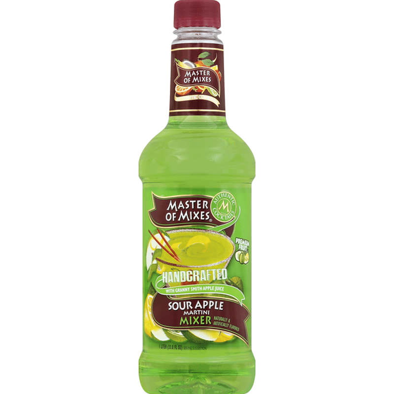 Master of Mixes Mixer, Sour Apple Martini (33.8 oz) Instacart