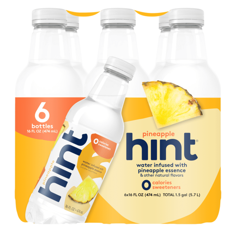 Hint Pineapple Flavored Water (16 oz) Instacart
