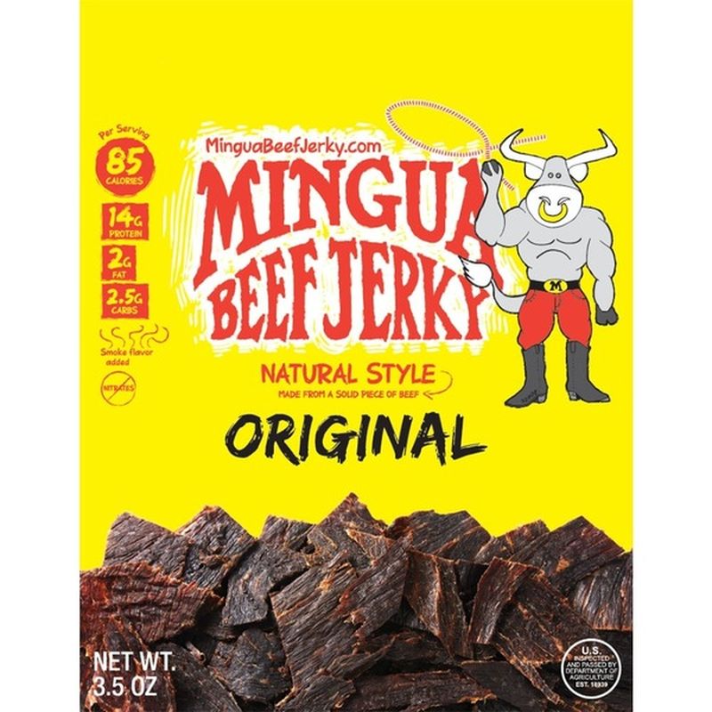 Mingua Brothers Beef Jerky, Mild (4 oz) Instacart