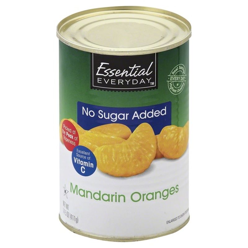 Essential Everyday Mandarin Oranges, No Sugar Added (14.5 oz) Delivery or Pickup Near Me Instacart