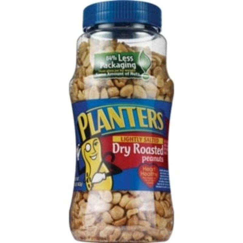 Planters Lightly Salted Dry Roasted Peanuts (1 lb) Instacart