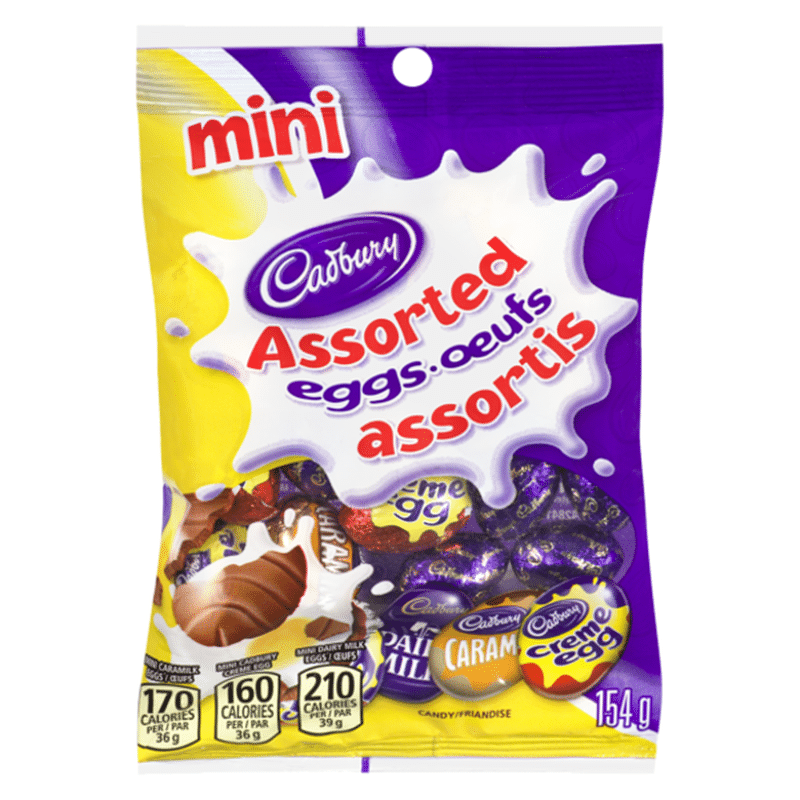 Cadbury Assorted Mini Eggs (154 g) Instacart