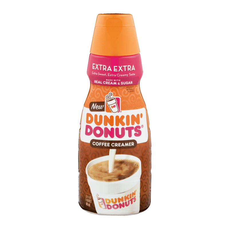 Dunkin' Donuts Dunkin’ Extra Extra Coffee Creamer (32 Fl Oz) From Stop ...