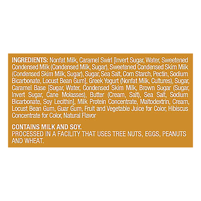 Yasso Yogurt Bars, Greek, Sea Salt Caramel, 4 Pack (3.5 fl oz) from