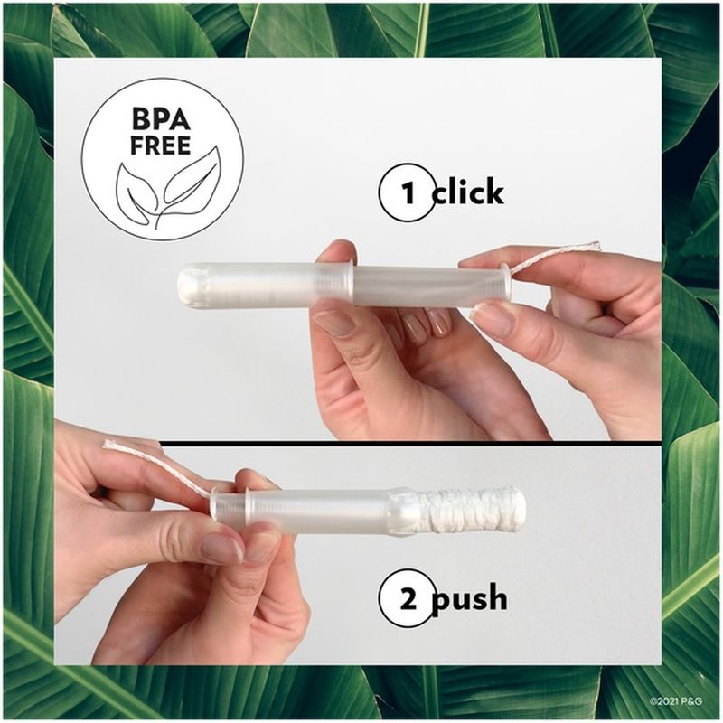 L. Compact Tampons Regular/Super Absorbency Duo Pack Refill (45 ct