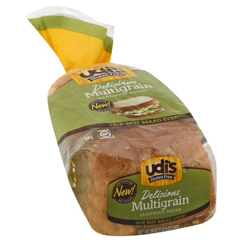 Udi's Gluten Free Whole Grain Bread (24 oz) Instacart