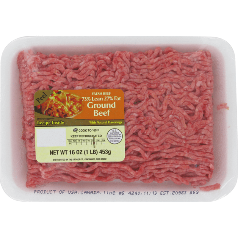 Kroger Ground Beef (16 oz) from FoodsCo - Instacart