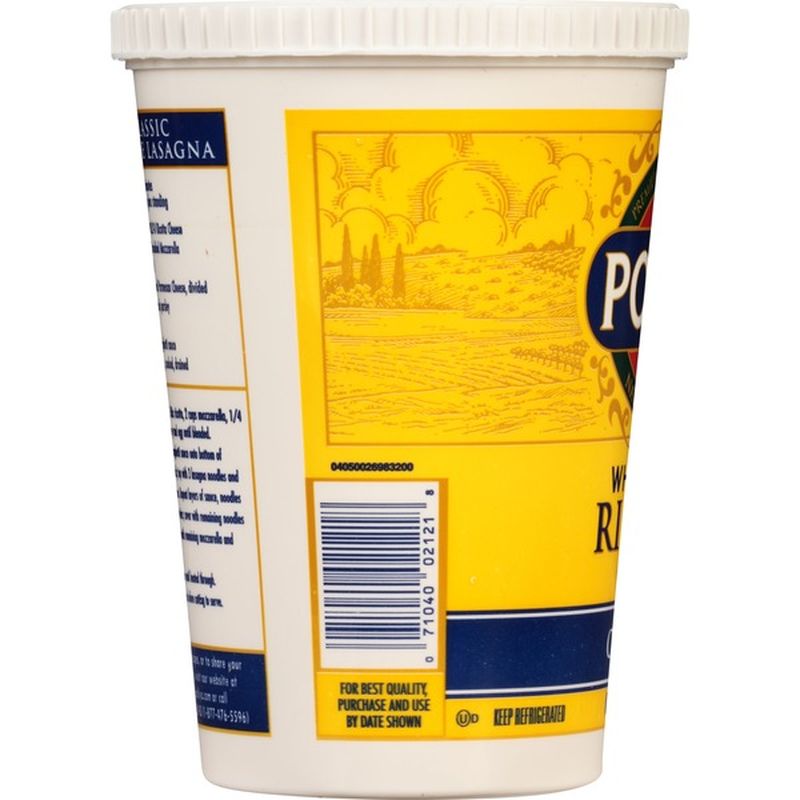 PollyO Whole Milk Ricotta Cheese (48 oz) Instacart