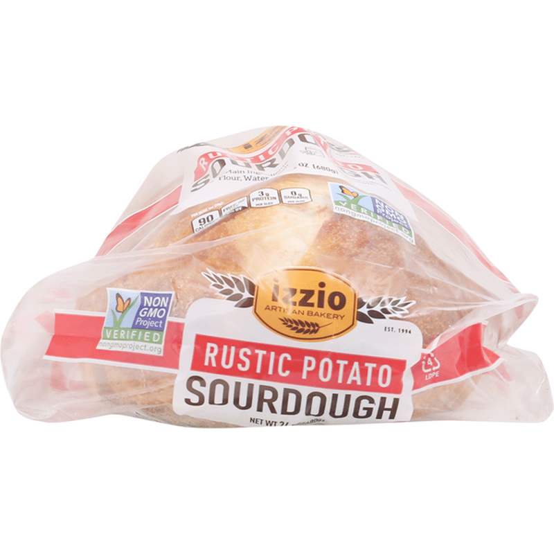 Izzio Artisan Bakery Bread, Sourdough, Rustic Potato (24 Oz) - Instacart