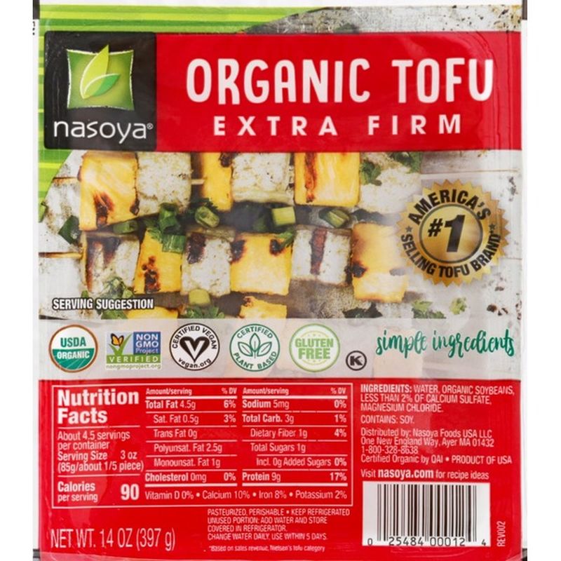 Nasoya Tofu, Organic, Extra Firm (14 oz) from Kroger Instacart