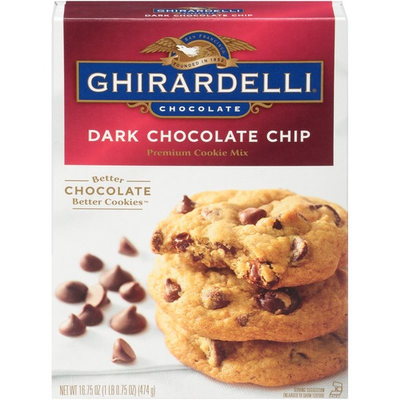 Ghirardelli Chocolate Chocolate Dark Chocolate Chip Premium Cookie Mix (474 g) from Wegmans