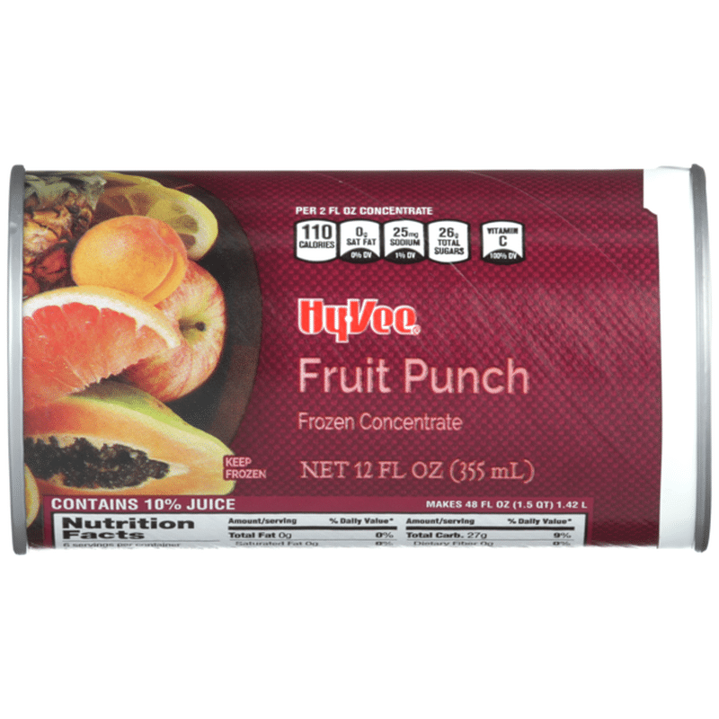 HyVee Fruit Punch, Frozen Concentrate (12 oz) Instacart