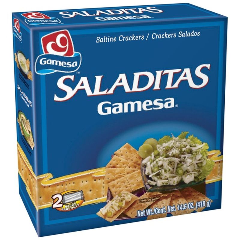 Gamesa Saladitas 2 Packs Saltine Crackers (7.3 oz) from FoodsCo Instacart