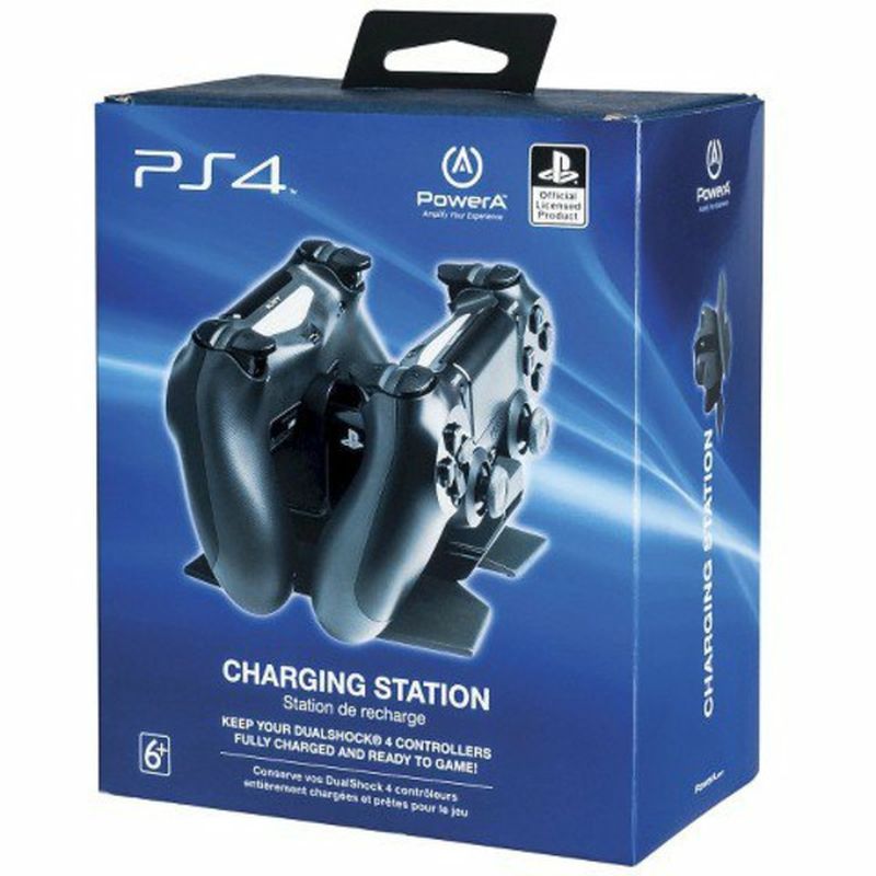Power A Dual Shock 4 Controller Charging Station for Playstation 4