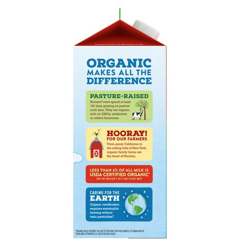 Horizon Organic Lactose Free Reduced Fat Organic Whole Milk 64 Fl Oz From Giant Food Instacart