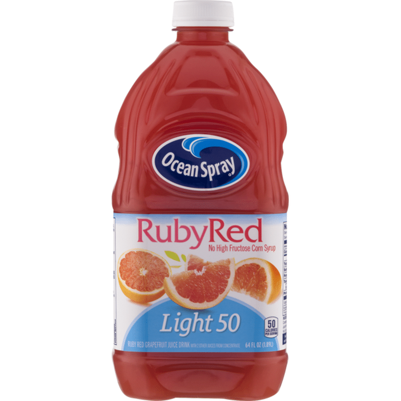 Ocean Spray Ruby Red Light 50 Grapefruit Juice (64 fl oz) from Safeway ...