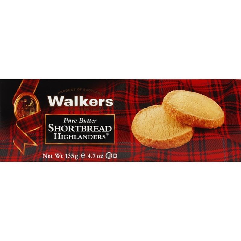 Walkers Shortbread, Pure Butter, Highlanders (4.7 oz) Instacart