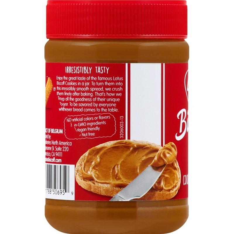Lotus Biscoff Cookie Butter Spread, Creamy (14 oz) from Wegmans Instacart