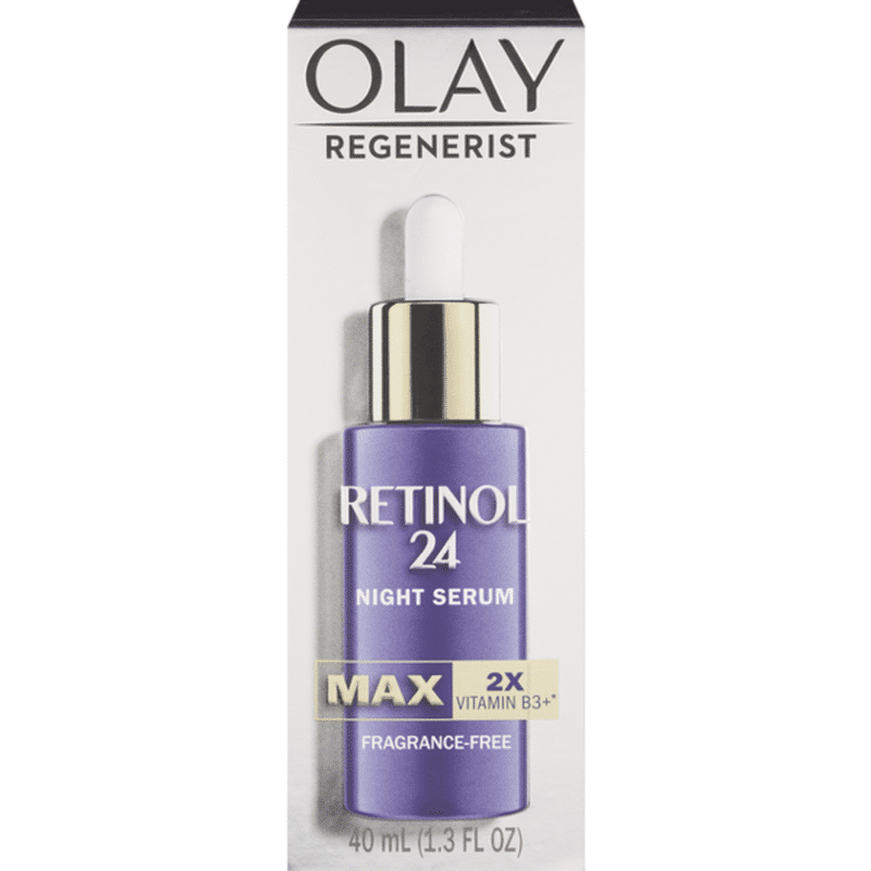 Olay Retinol 24 Max Night Face Serum (1.3 oz) - Instacart