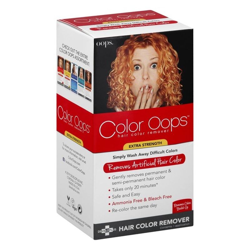 color oops hair color remover safe on skin