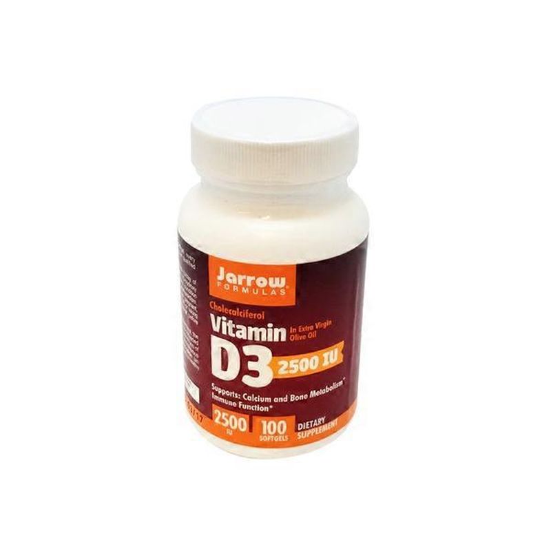 Jarrow Formulas Cholecalciferol Vitamin D3 2500 Iu Dietary Supplement (100 ct) from Sprouts