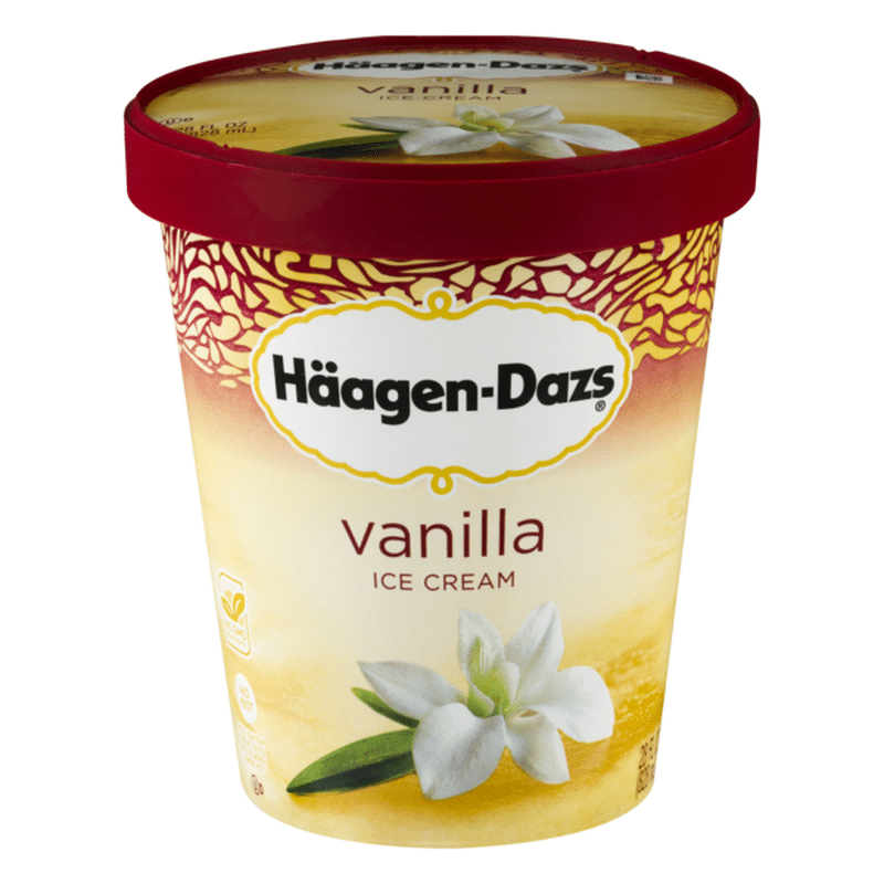 HaagenDazs Vanilla Ice Cream (28 fl oz) from Stop & Shop Instacart
