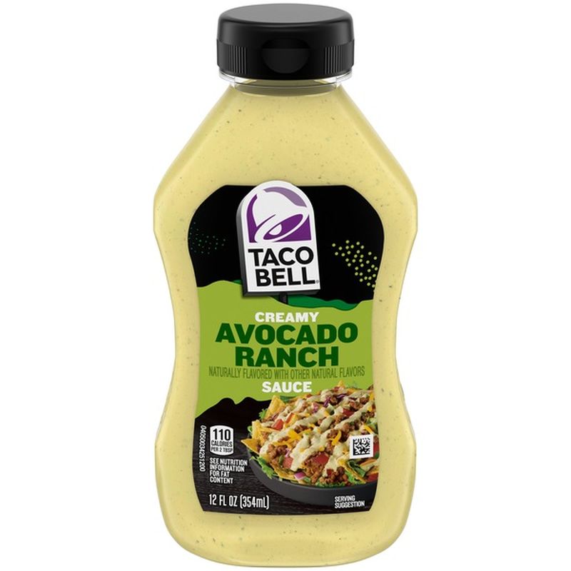 Taco Bell Creamy Avocado Ranch 12 Fl Oz Instacart