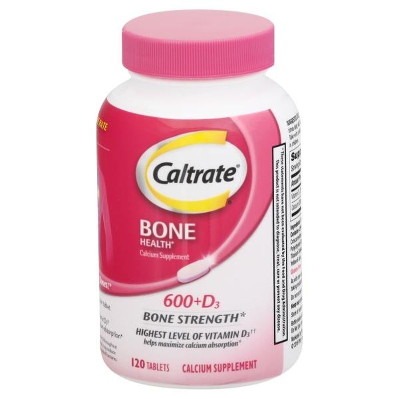 Caltrate Calcium Vitamin D Combination Mineral Supplements (120 ct