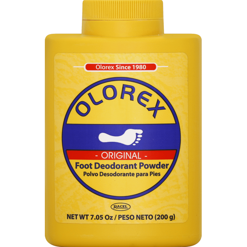 Olorex Deodorant Powder, Foot, Original (7.05 oz) Instacart