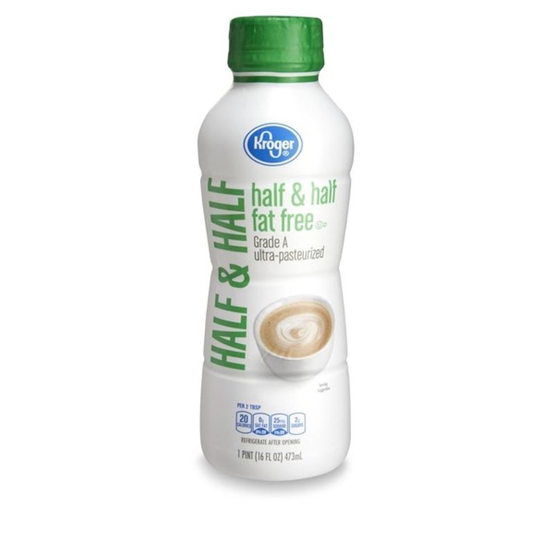 Kroger Half & Half Fat Free (1 pt) Instacart