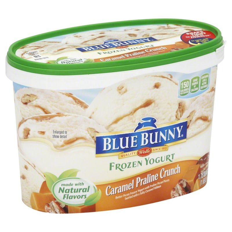 Blue Bunny Frozen Yogurt, Low Fat, Vanilla Bean (1.75 qt) - Instacart