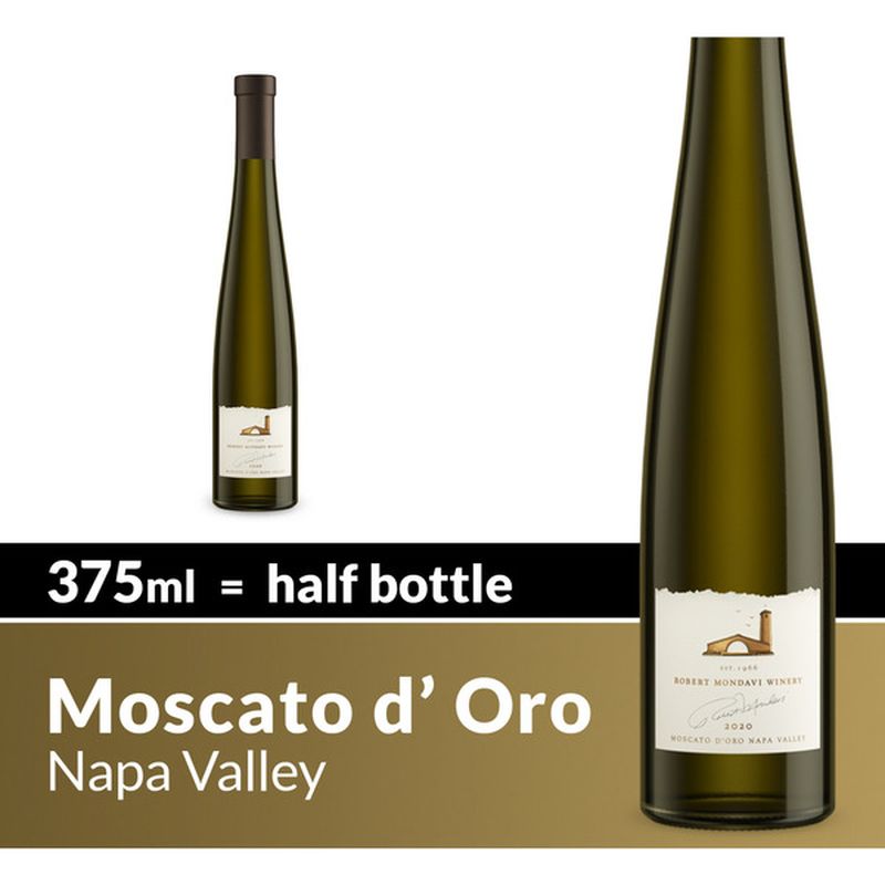 Robert Mondavi Napa Valley Moscato d'Oro White Wine Half Bottle (375 ml