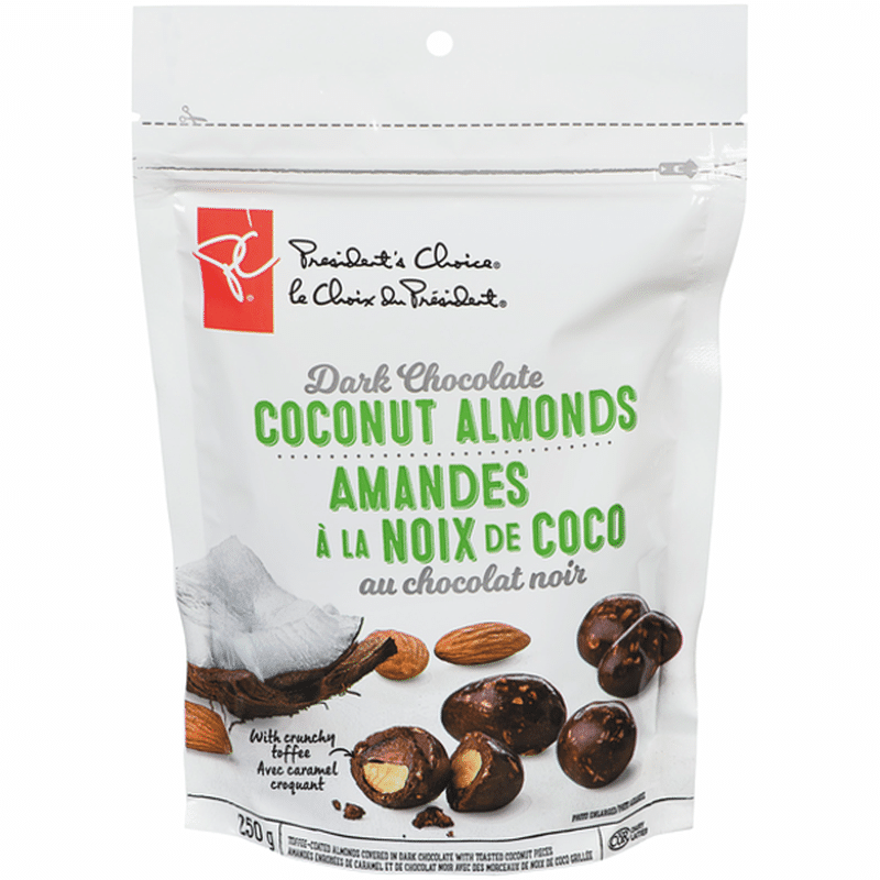 President's Choice Dark Chocolate Coconut Almond Crunch