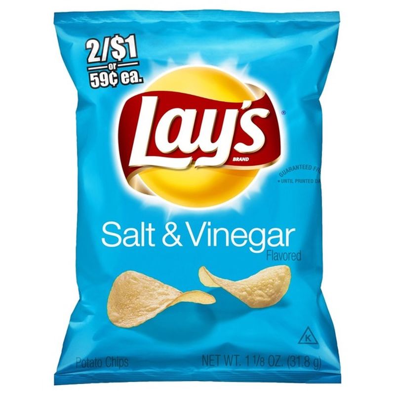 Lay's Salt And Vinegar Potato Chips (1.125 oz) - Instacart