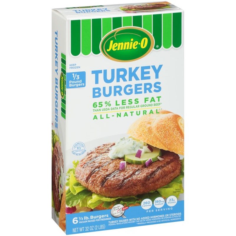 JennieO 1/3 lb. Turkey Burgers (32 oz) from Safeway Instacart
